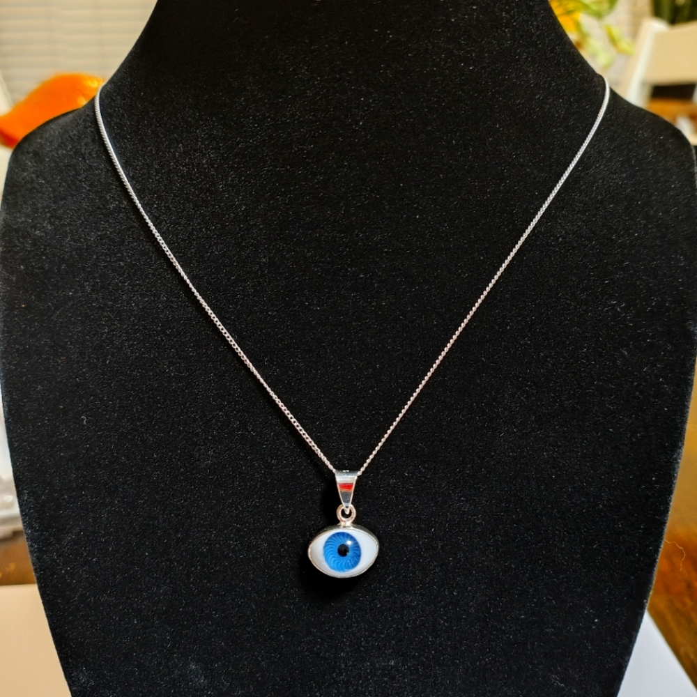Evil Eye sterling silver 925 Necklace